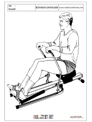 Kürek boyama sayfaları